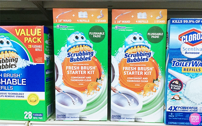 Scrubbing Bubbles Toilet Cleaning Kit $6