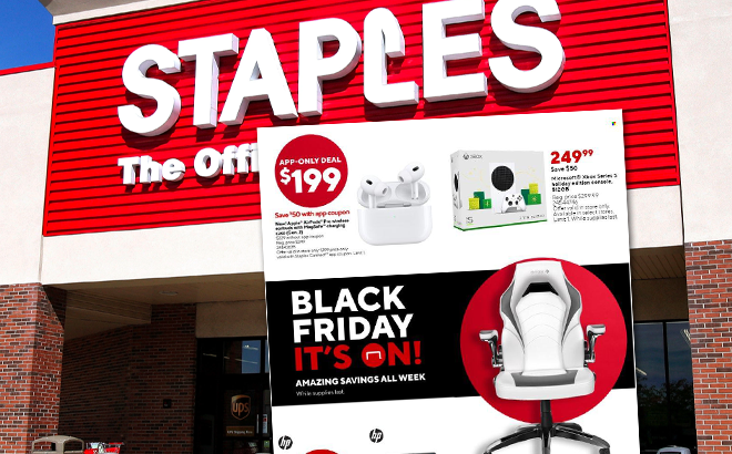 Staples Black Friday Ad 2022 Live Now!