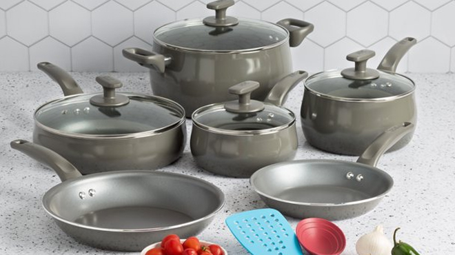 Thyme & Table Cookware Deals! 32pc. Cookware Set Just $89!