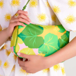 The Little Better Sam Cucumber Floral Small Shoulder Bag Primary Pic