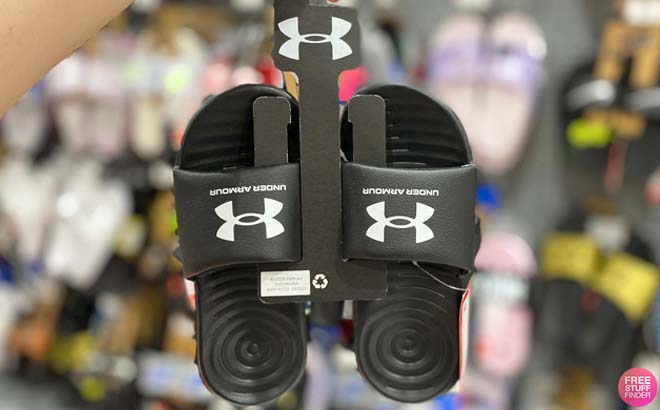 Under Armour Slides $12.58 Shipped