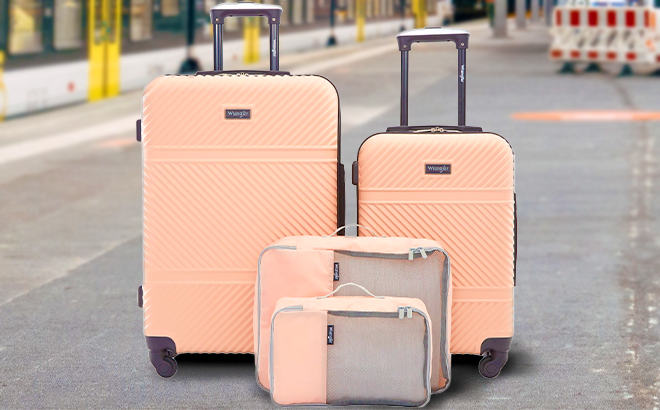 Wrangler 4-Piece Hardside Luggage Set $73 Shipped | Free Stuff Finder