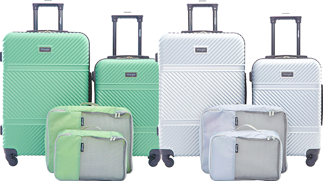 Wrangler 4-Piece Hardside Luggage Set $73 Shipped | Free Stuff Finder