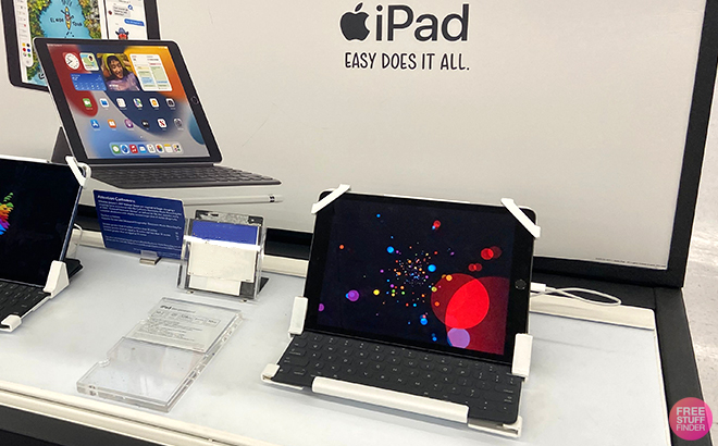 Apple iPad 10.2-Inch 9th Generation on Store Shelf