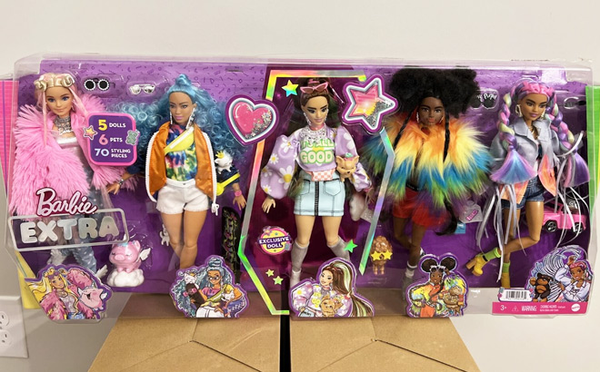 Barbie Extra Dolls 5-Pack for $49 Shipped