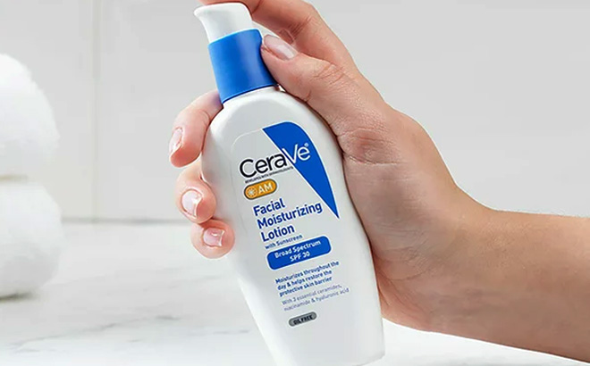 3-Ounce CeraVe AM Lotion SPF 30 $6.85