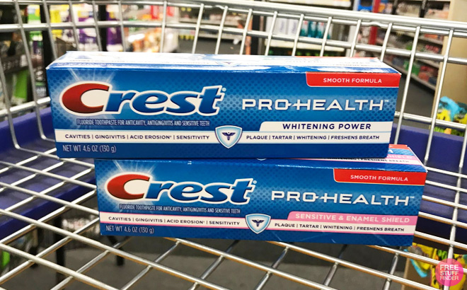 3 Crest Toothpaste 45¢ Each at CVS