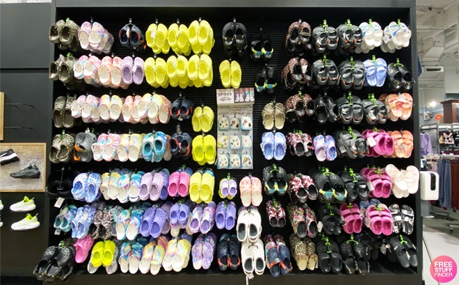 Crocs sale in store shop