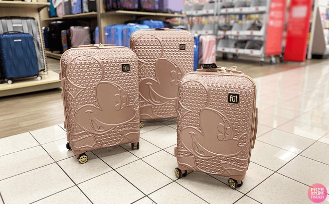 Disney 2-Piece Luggage Set $143 Shipped
