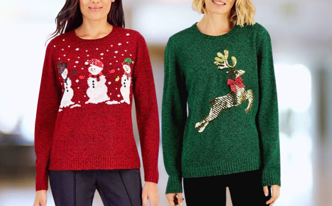 Women's Holiday Sweater $19.99