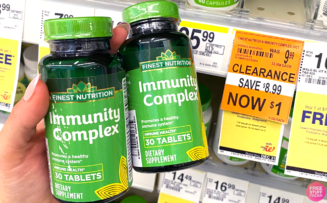 Walgreens Clearance: Immunity Supplements 50¢ Each