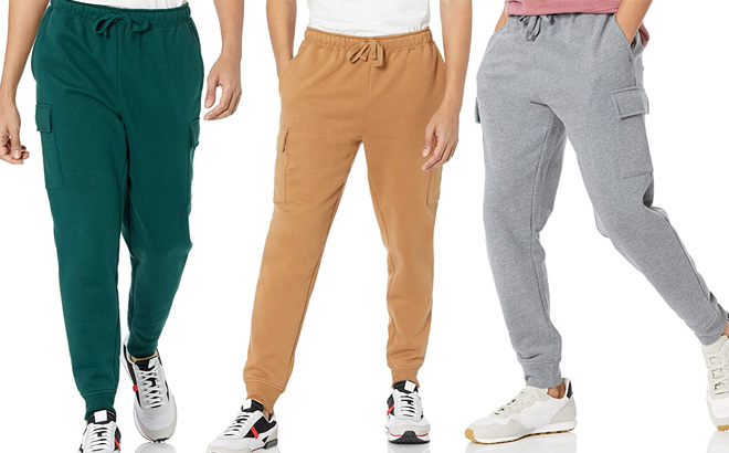 Men's Cargo Jogger Sweatpants $10