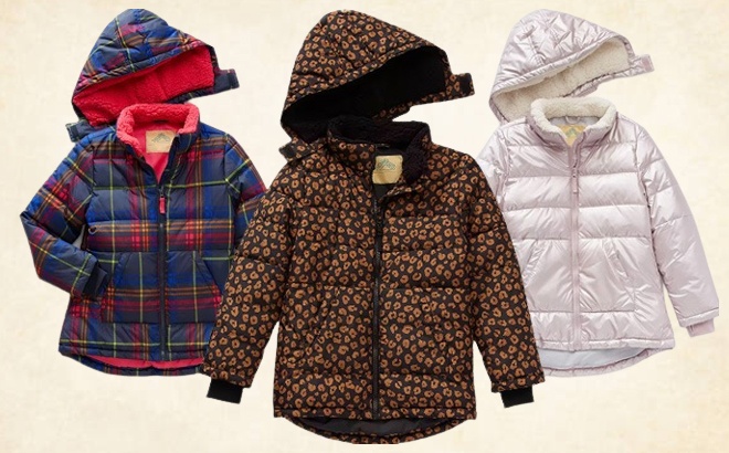 Kids Puffer Jackets $19.99