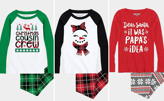 Family Christmas Pajamas $8.99