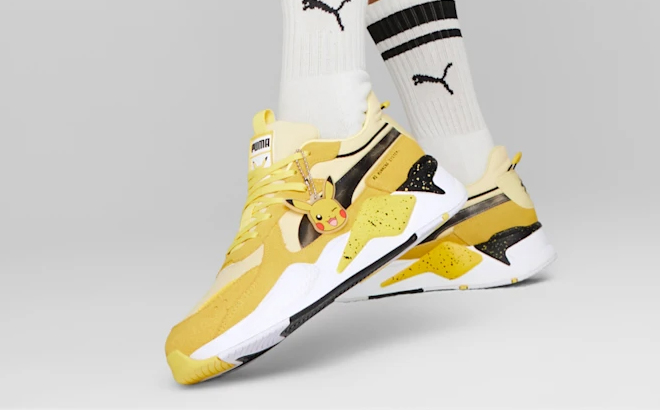 PUMA × Pokémon: Pikachu RS-X Yellow Sneakers - Adult