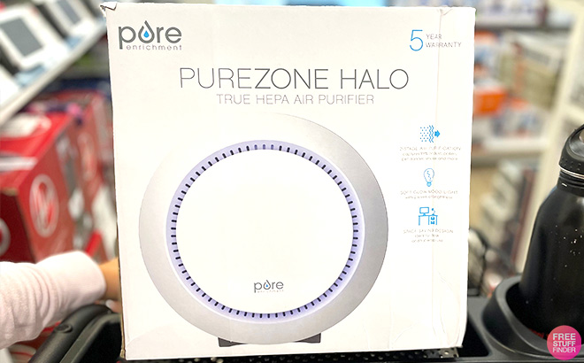 Pure Enrichment PureZone Halo HEPA Air Purifier White