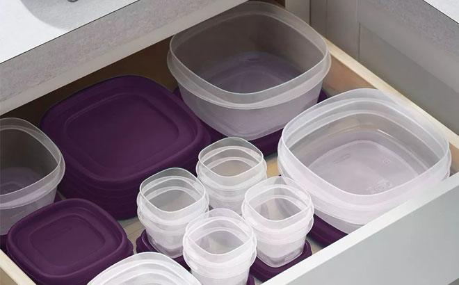 Rubbermaid Balance Pre Portioned Meal Kit Food Storage Containers,  White/Citron, 11 Piece Set includ…See more Rubbermaid Balance Pre Portioned  Meal
