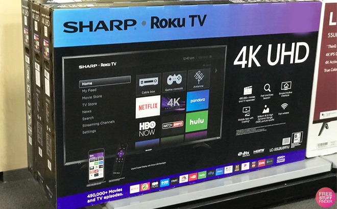 Sharp 65-Inch Roku TV $299 Shipped