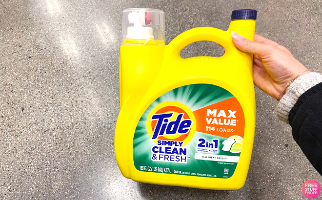 Tide Simply Clean 114-Loads for $8.77 Each Shipped