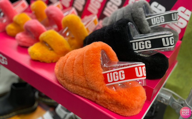 UGG Women's Fluffy Slides $39