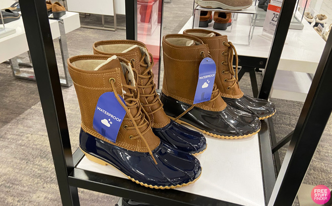 Women's Duck Boots & Shoes $18.99