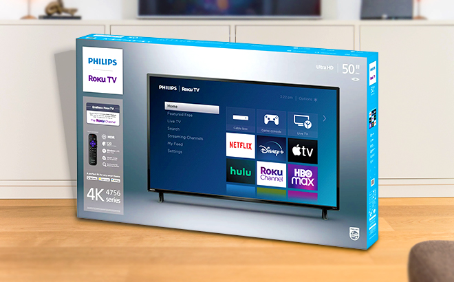 Hilarisch Hoofdkwartier Afsnijden 50-Inch Philips 4K Roku TV $198 Shipped | Free Stuff Finder