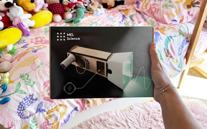 A Person Holding a Mel Science Kit