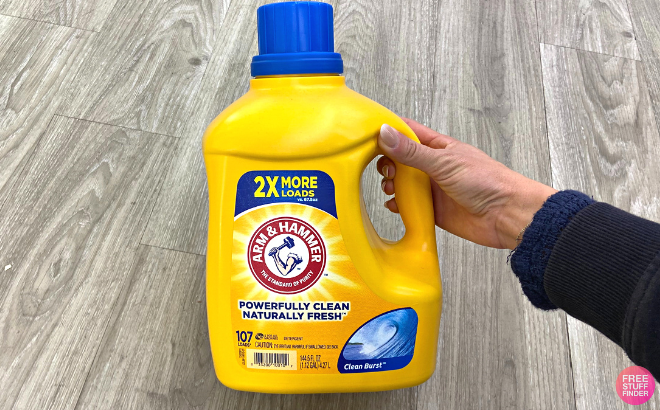 Arm & Hammer Detergent 107-Loads Only $6