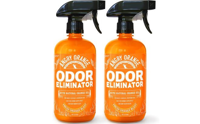 Angry Orange Pet Odor Eliminator for Dog and Cat Urine 2 Pack Angry Orange Pet Odor Eliminator for Dog and Cat Urine 2 Pack