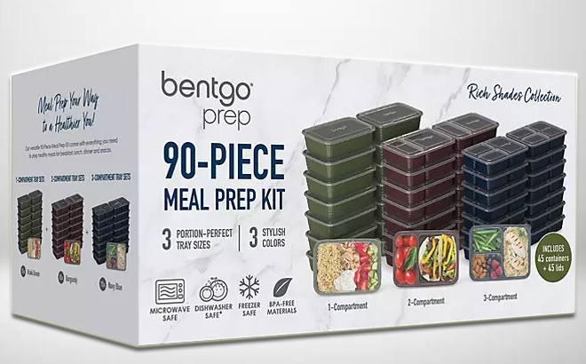 Bentgo 90-Piece Meal Prep Set $24