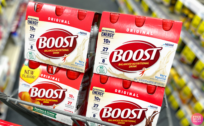 4 Boost Original Drinks 6-Pack $3.99 Each