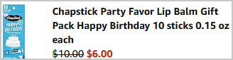Chapstick Party Favor Lip Balm Gift Pack Happy Birthday Checkout Screenshot Chapstick Party Favor Lip Balm Gift Pack Happy Birthday Checkout Screenshot