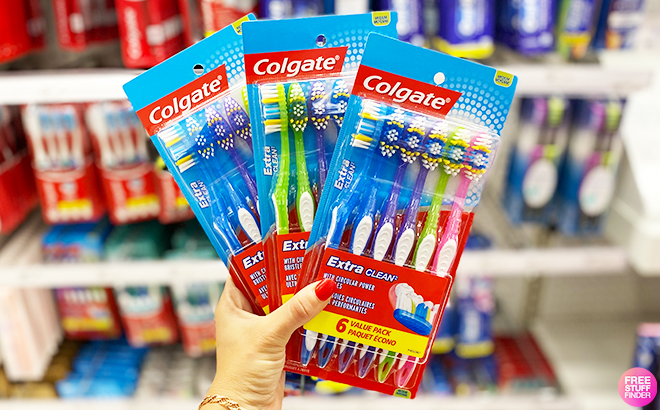Colgate Toothbrush 6-Pack for $3.72 Shipped at Amazon