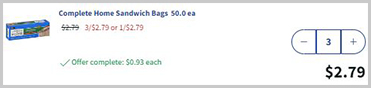 Complete Home Sandwich Bags Order Summary Complete Home Sandwich Bags Order Summary