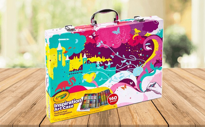 Inspiration Art Case Coloring Set - Pink (140Ct), Art Set for Kids