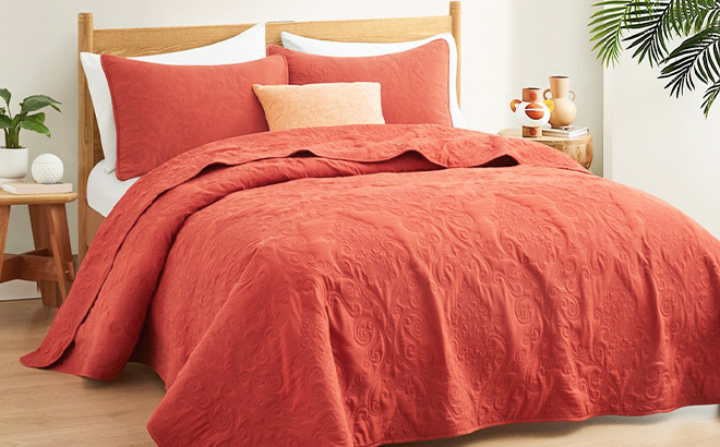 Embroidered Coverlet Sets $34.99