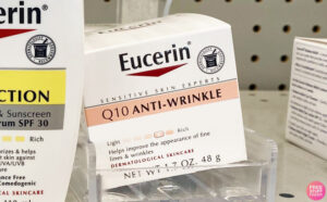 Eucerin Anti Wrinkle Cream on a Shelf