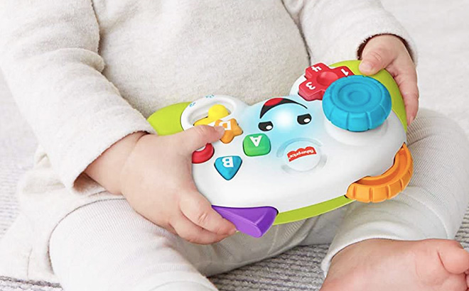 A Child Using the Fisher-Price Video Game Controller