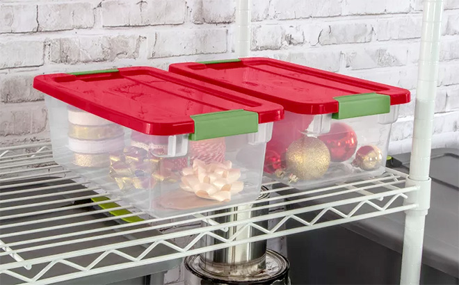 Holiday Storage Containers $5 at Target