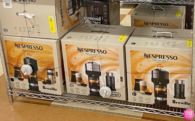 Nespresso Vertuo Next Deluxe with Aeroccino Milk Frother