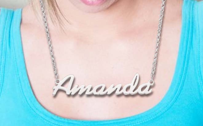 Personalized Name Necklace $23 Shipped