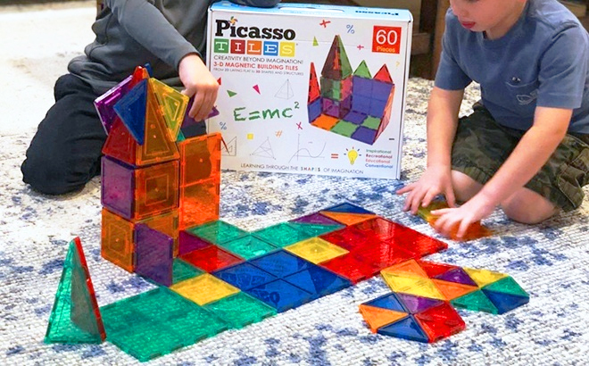 Picasso Tiles 60-Piece Building Set $20