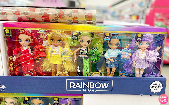 Rainbow High 5-Piece Doll Set $39 Shipped