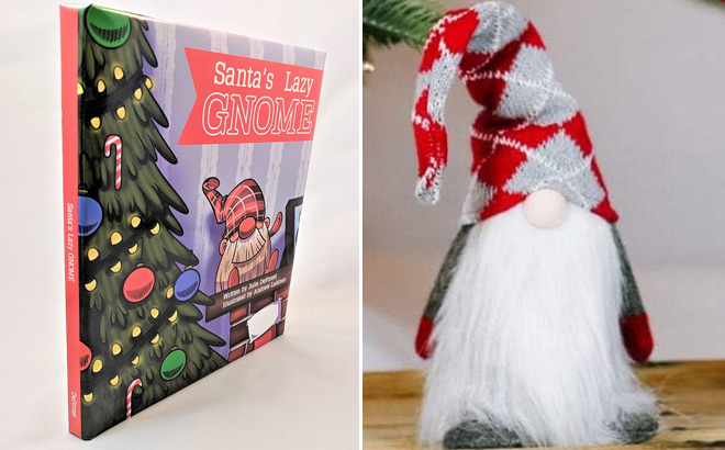 Santas Lazy Gnome Book and The Lazy Gnomes Find Santa