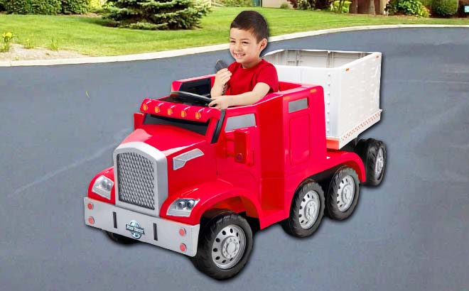 Semi-Truck Ride-On Toy $149 Shipped | Free Stuff Finder