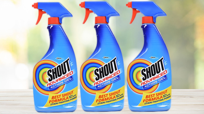 Shout Stain Remover Spray 3-Pack for $10