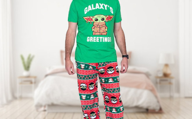 Ugly Christmas Sweater Men's Pajama $8.99