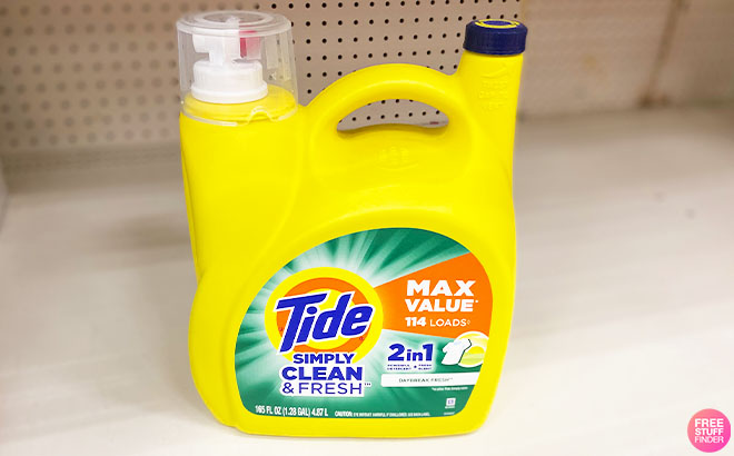 Tide Liquid Detergent 114-Loads for $8.95