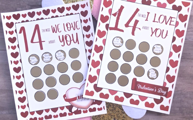 Valentine's Day Scratch Off $11.99 Shipped