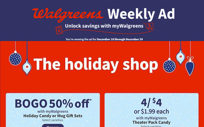 Walgreens Ad Preview (Week 12/18 – 12/24)
